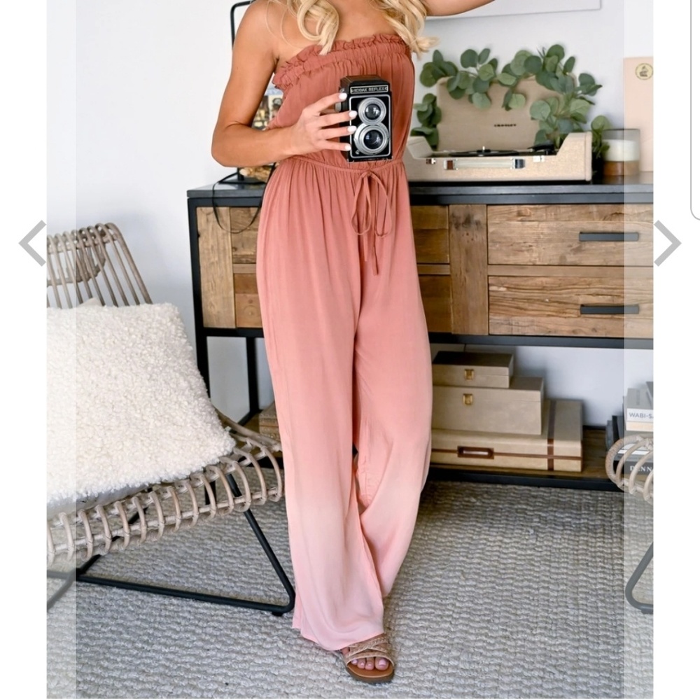 Vici promesa ombre jumpsuit New L